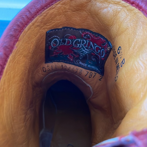 OLD GRINGO red biker boots - Picture 3 of 7